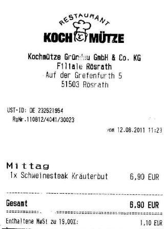 lasp Hffner Kochmtze Restaurant